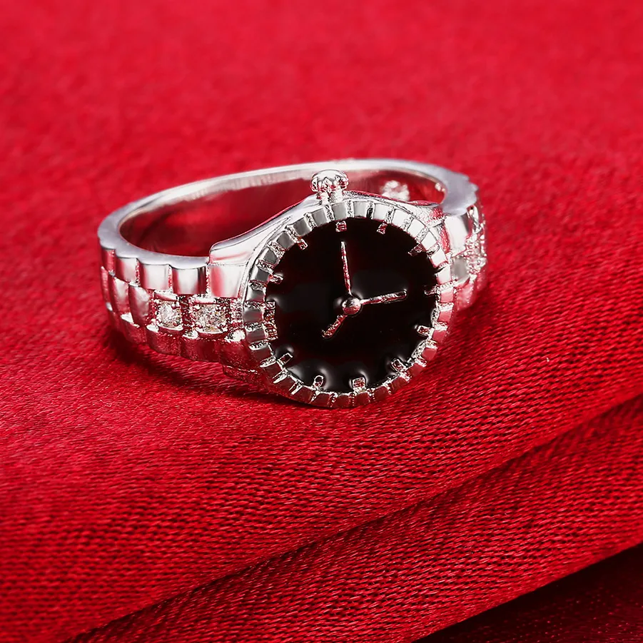 Authentic 925 Sterling Silver Wrist Watch Zircon Rings For Women Luxury Quality Jewelry News Trends 2023 Offers With ALIZERO