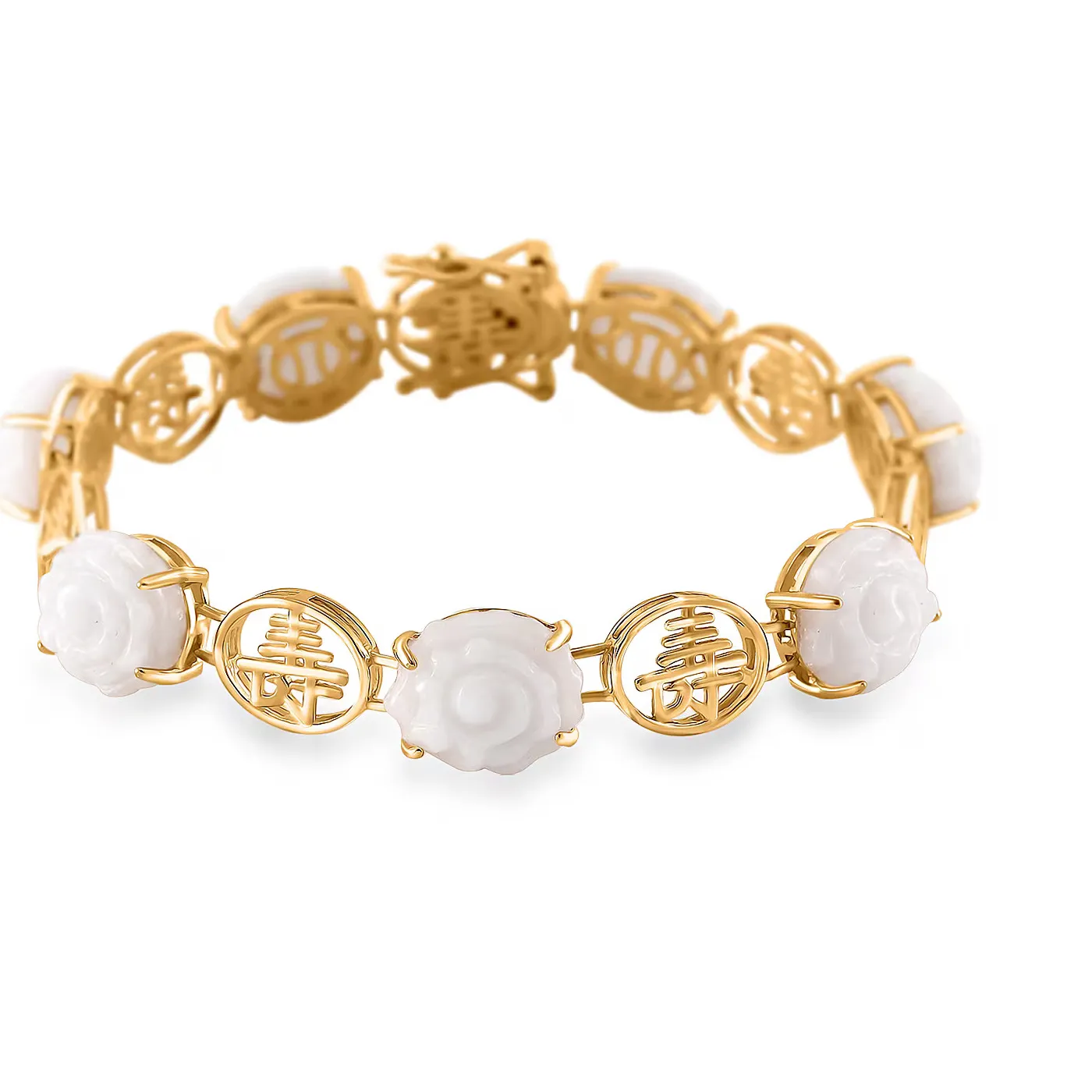 Authentic The Verdant Bloom: Sacred Jade Floral Talisman in 18K Gold