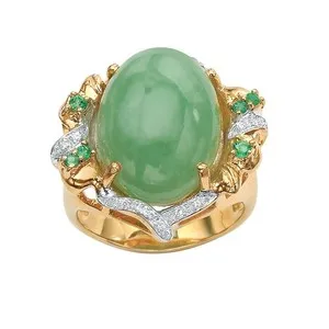Authentic Emerald Veil: Gold‑Plated Jade Amulet of Renewal