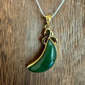 Authentic Celestial Crescent: The Lunar Jade Guardian