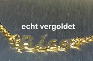 Authentic Elegant Necklace Rico Gold Plated Name Necklace