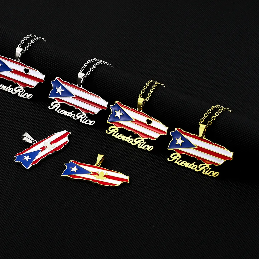 Authentic The Sovereign Dual Horizon: Puerto Rico & USA Map Talisman