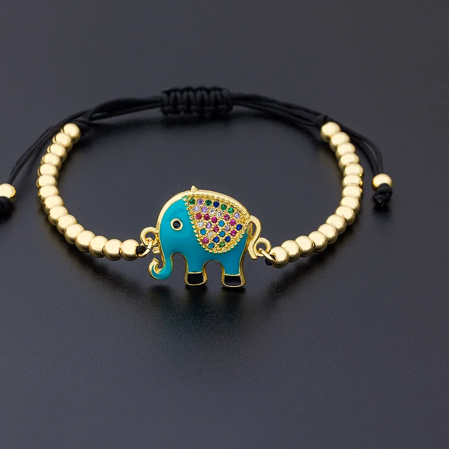 Authentic Elephant's Wisdom: Red, Blue, Black Cosmic Harmony