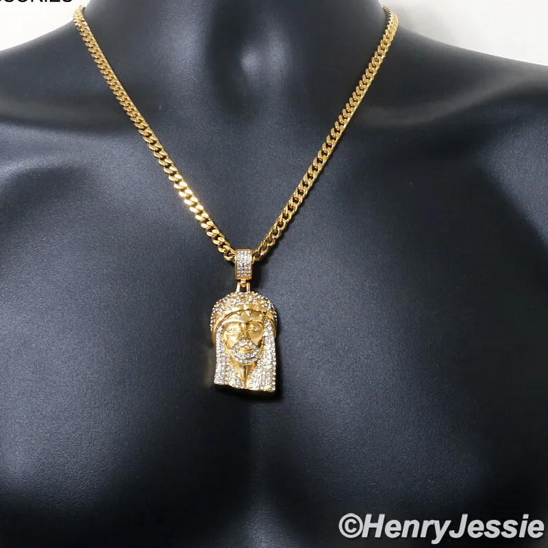 Authentic The Radiant Visage: Sacred Icon Cuban Chain