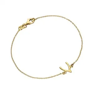 Authentic Gold Plated Sterling Silver Wishbone 7 Inch Bracelet Animal Wish