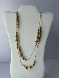 Authentic Celestial Gold Bead Cluster – 48‑Inch Enchanted Chain