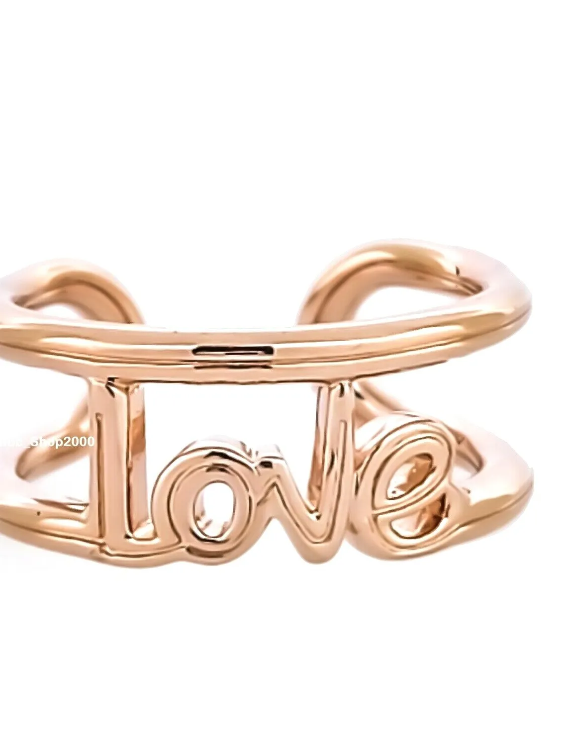 Authentic 100% Authentic PANDORA ME 14K Rose Gold Plated Love Open Ring 180077C00