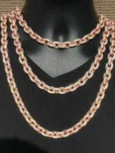 Authentic Celestial Rose‑Gold Rolo Chain: Sterling Silver Heartbeat of the Cosmos