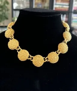 Authentic Eternal 17-Inch Gold-Plated Aura Choker
