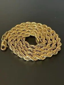 Authentic The Infinite Coil: 18K Gold-Plated Rope of Sovereignty