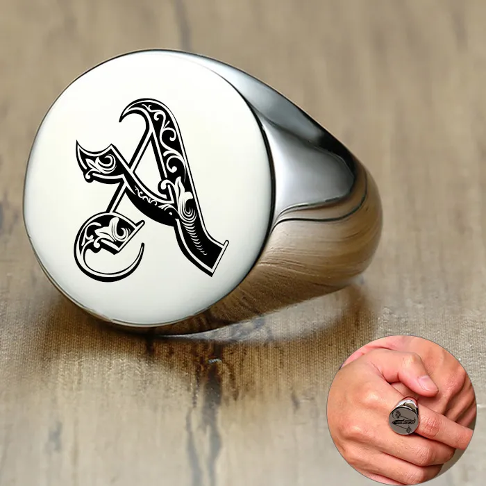 Authentic The Sovereign Initial Signet: An Alchemical Emblem of Self
