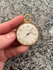 Authentic The Chronos Vessel: Vintage Soviet Gold-Plated Timekeeper