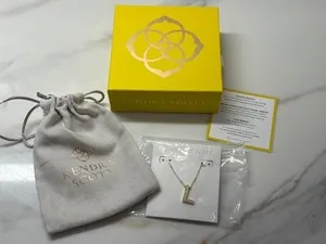 Authentic Celestial Luminance: The Enchanted L-Shaped Gold-Plated Chain