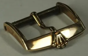 Authentic ROLEX ORIGINAL 1960's Vintage 16/18mm Buckle Tang Gold Plated Strap End Part