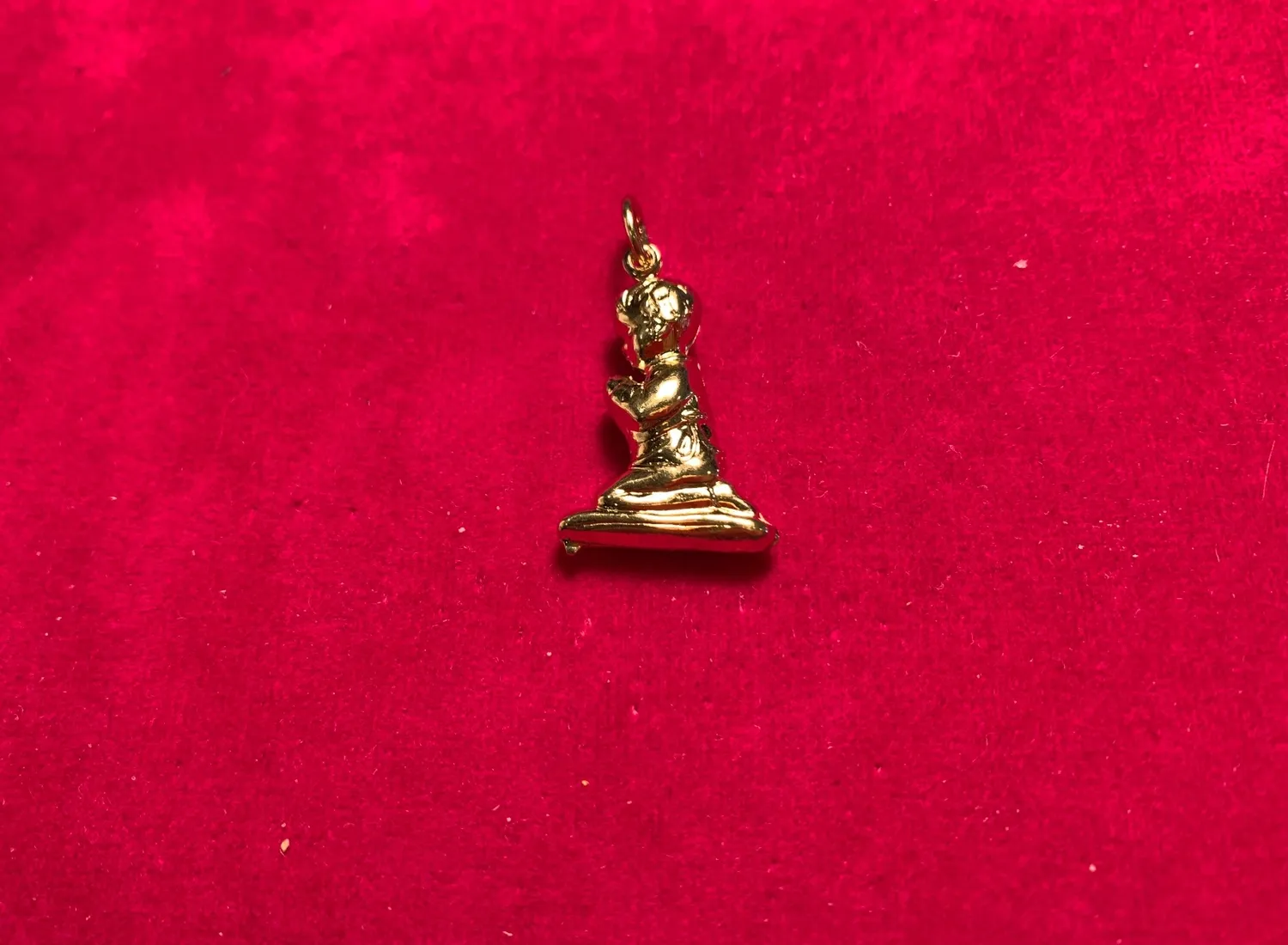 Authentic Golden Child's Supplication Amulet: A Beacon of Pure Devotion