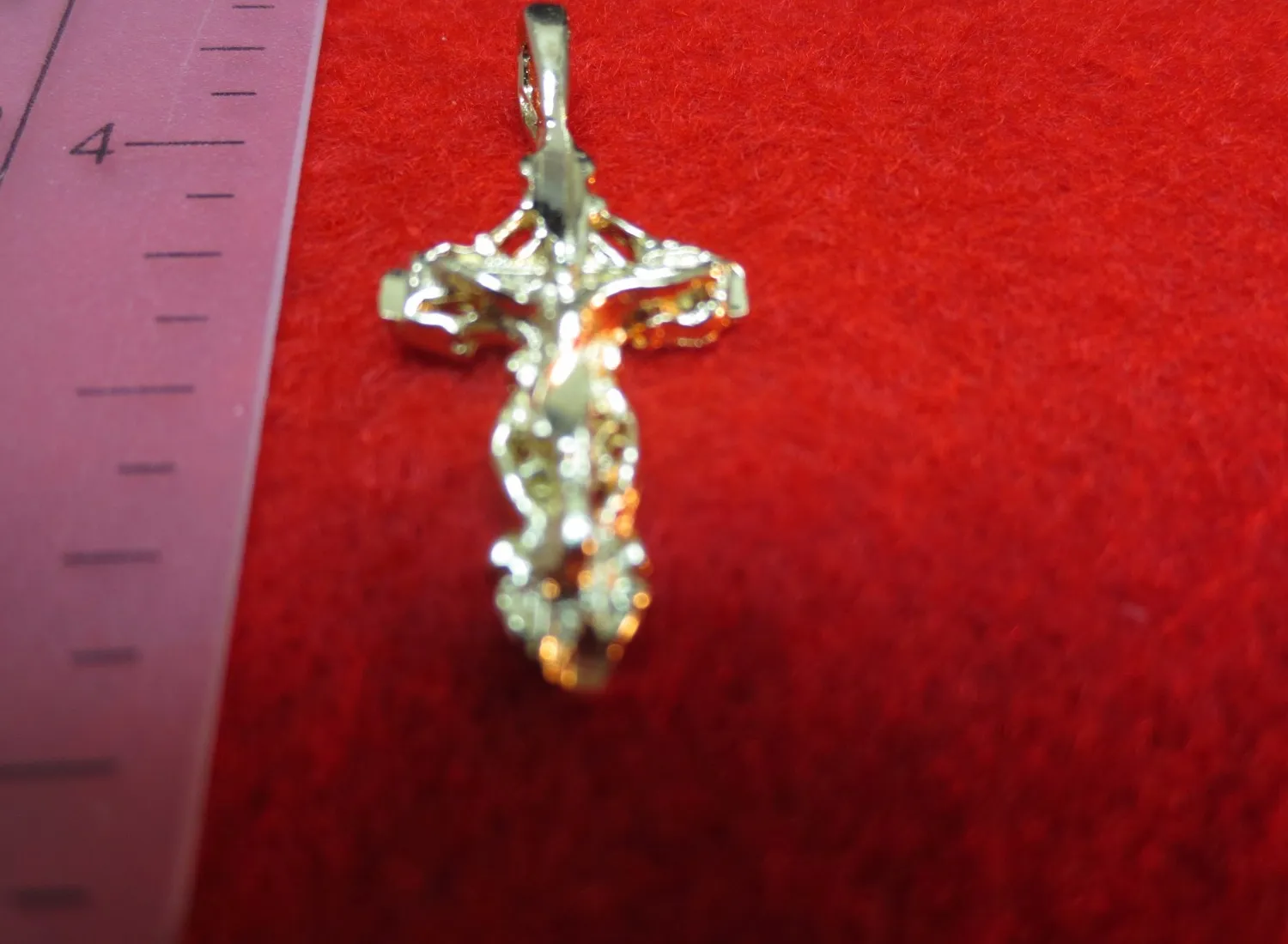 Authentic The Gilded Radiance Ornate Crucifix Pendant