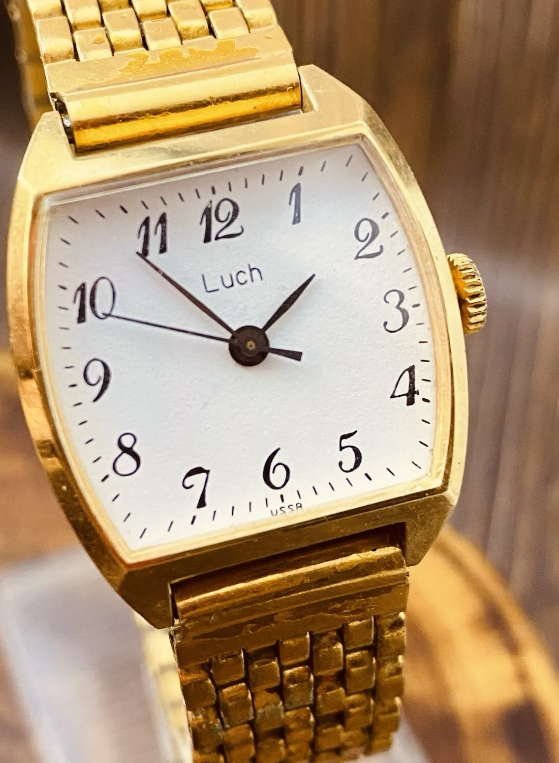 Authentic The Golden Hourglass: Vintage Soviet Luch Talisman Watch