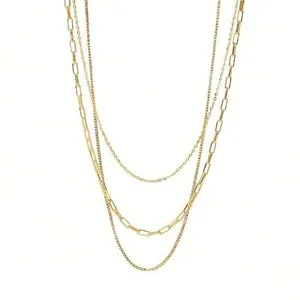 Authentic Triad of Golden Aura Necklaces – 18K Enchanted Chains