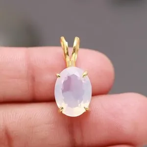 Authentic Radiant Ethereal Violet: The Natural Lavender Quartz Golden Talisman