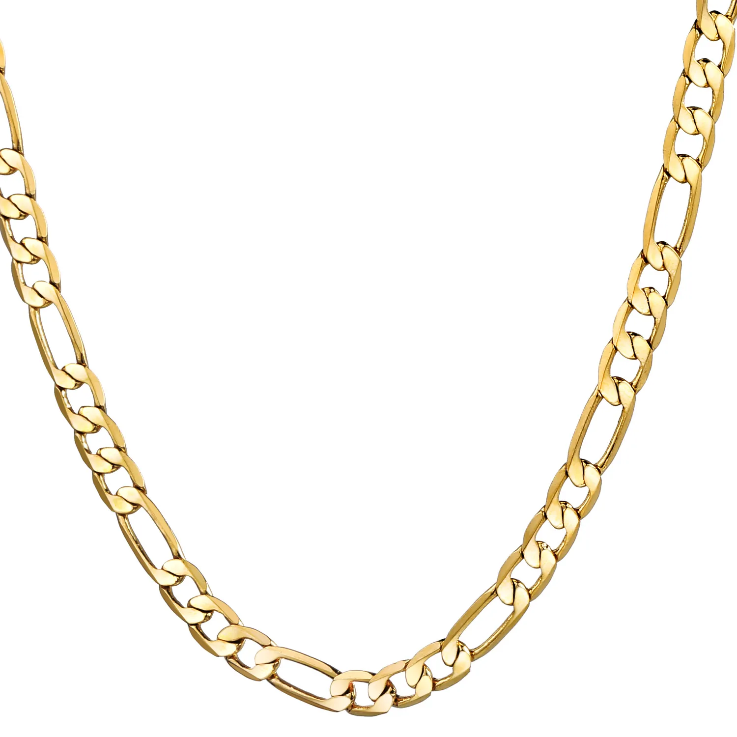 Authentic The Golden Cadence Figaro Chain