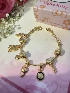 Authentic The Golden Icon Talisman: A Hello Kitty Sacred Charm Bracelet & Sanctuary Box