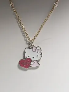 Authentic Hello Kitty Gold Plated Necklace 18"