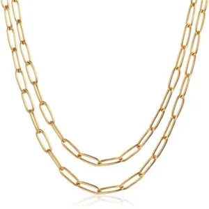 Authentic The Infinite Link: Dual-Strand Gold-Plated Sacred Geometry Chains