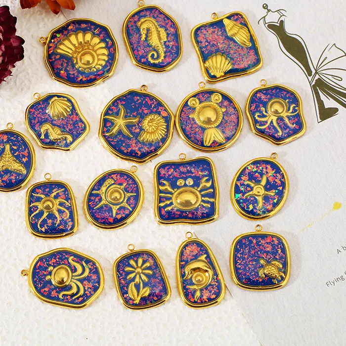 Authentic Celestial Ocean Totems - Sacred Geometry Marine Amulets