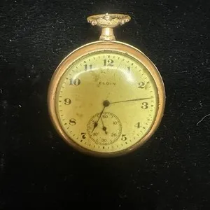 Authentic The Chronomancer's Relic: 15-Jewel Elgin Golden Hunter Case