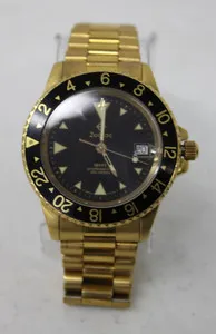 Authentic The Celestial Navigator: Zodiac GMT Gold-Plated Chronometer