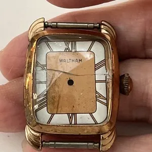 Authentic The Chronos Fragment: Art Deco Waltham Golden Timepiece Vessel