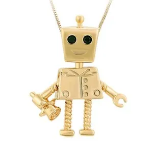 Authentic The Automaton Alchemist: A Kinetic Gold-Plated Talisman