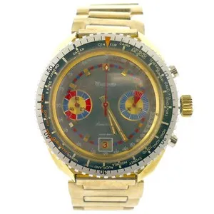 Authentic The Golden Chronograph of Lucien Piccard - A Vessel for Restoring Timeless Flow