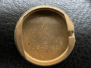 Authentic Omega 2840-20 Case Back Parts Gold Plated. C125