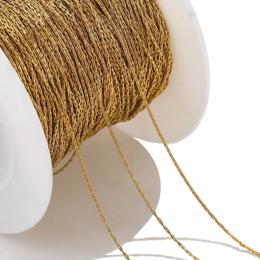 Authentic Entwined Harmony: Tiny Cable Chain for Spiritual Expression