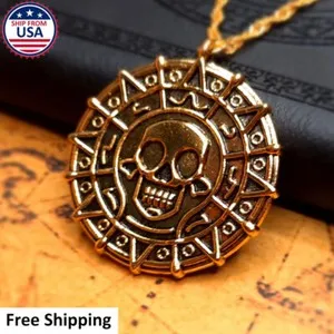 Authentic Vagabond's Blessing: Aztec Gold Plated Medallion of Protection