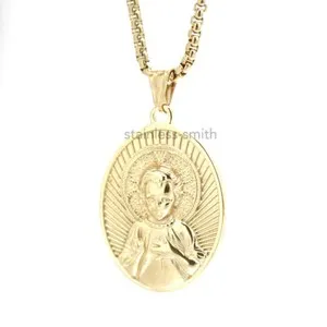 Authentic Invoke the Divine: Baby Jesus Medallion Pendant