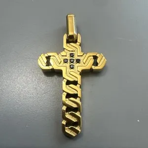 Authentic Sacred Protection: Golden Cross of Divine Guidance