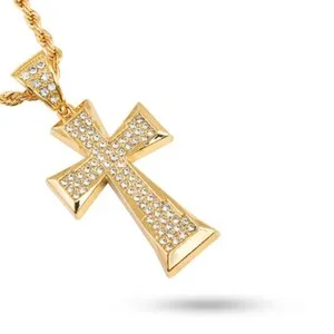 Authentic Celestial Cross Amulet – 18K Gold‑Plated 30″ Guardian Pendant
