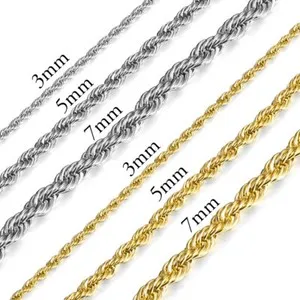 Authentic The Eternal Weaver Gold-Plated Rope Chain