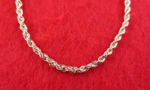 Authentic Whispers of the Golden Coil: Sacred Rope Chain Amulet