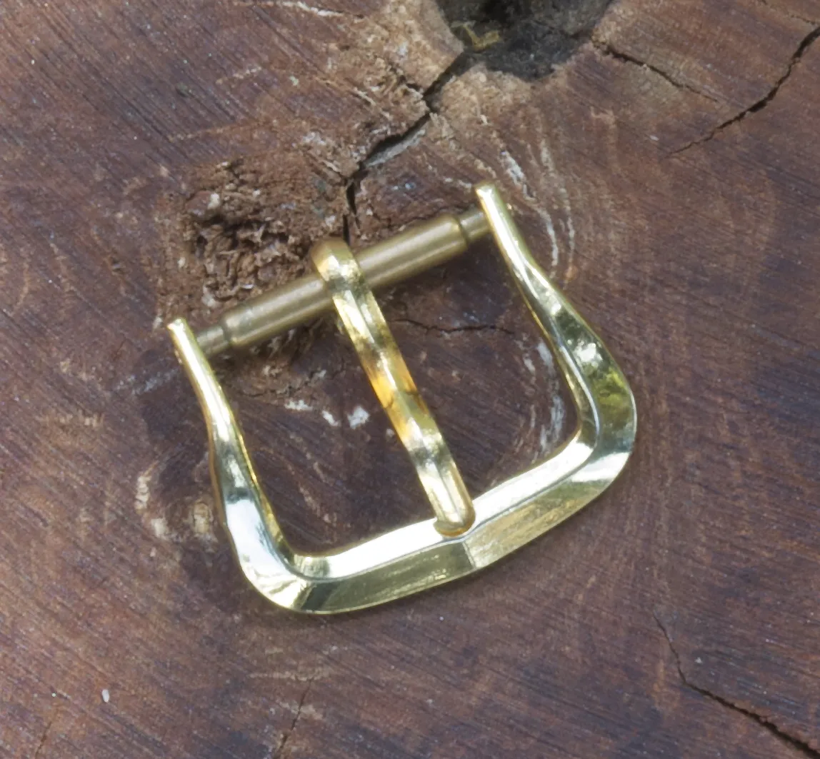 Authentic Rare gold-plated stylized Kreisler USA watch buckle 13mm opening NOS 1950s/60s