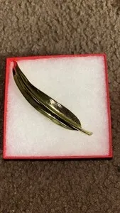 Authentic The Gilded Plume: A Vintage Dior Talisman of Ascendance