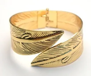 Authentic The Golden Flight Feather Bangle