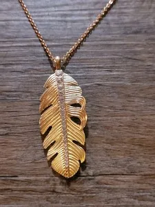 Authentic The Gilded Plume: Avon Shofel Bros. Crystal Feather Talisman