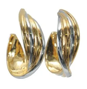 Authentic EG-BULPL-ST-00 Gold Plated Silver Plated Back Pierced Studs Earrings £95.00 each