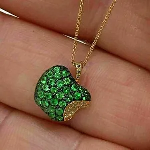 Authentic The Forbidden Orchard: Radiant Emerald Apple Amulet
