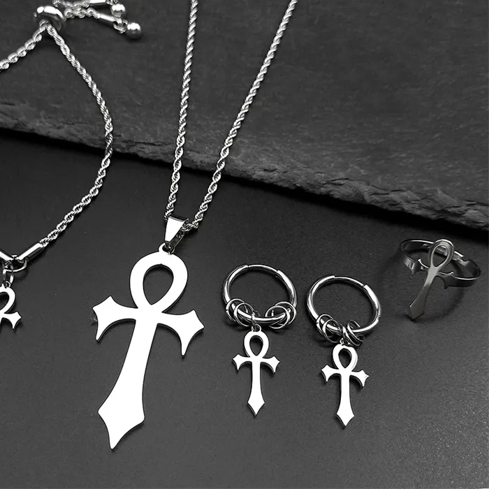 Authentic The Golden Key of Eternity: Ankh Talismanic Ensemble