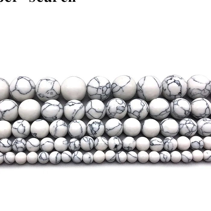 Authentic Celestial White Howlite Spheres of Clarity