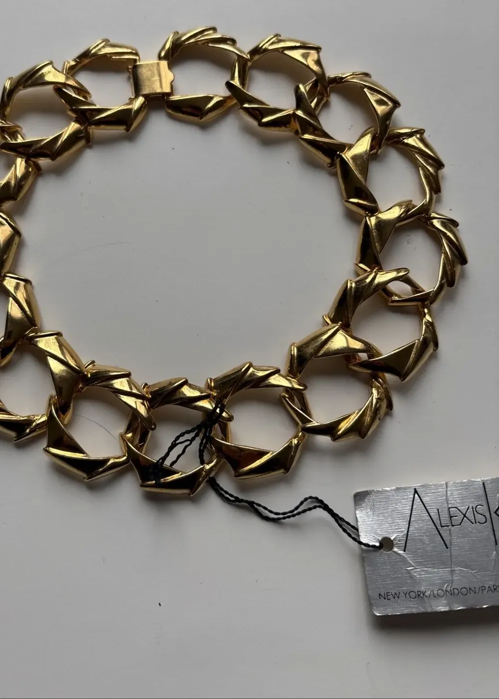 Authentic The Alexis Kirk Gilded Open Link Ritual Choker